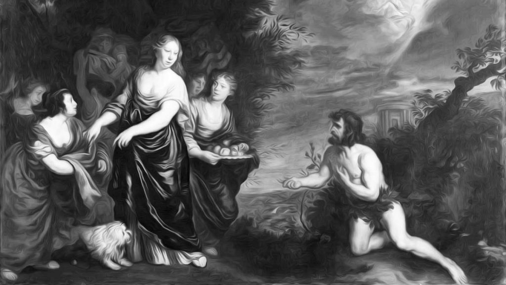 Odysseus and Nausicaa