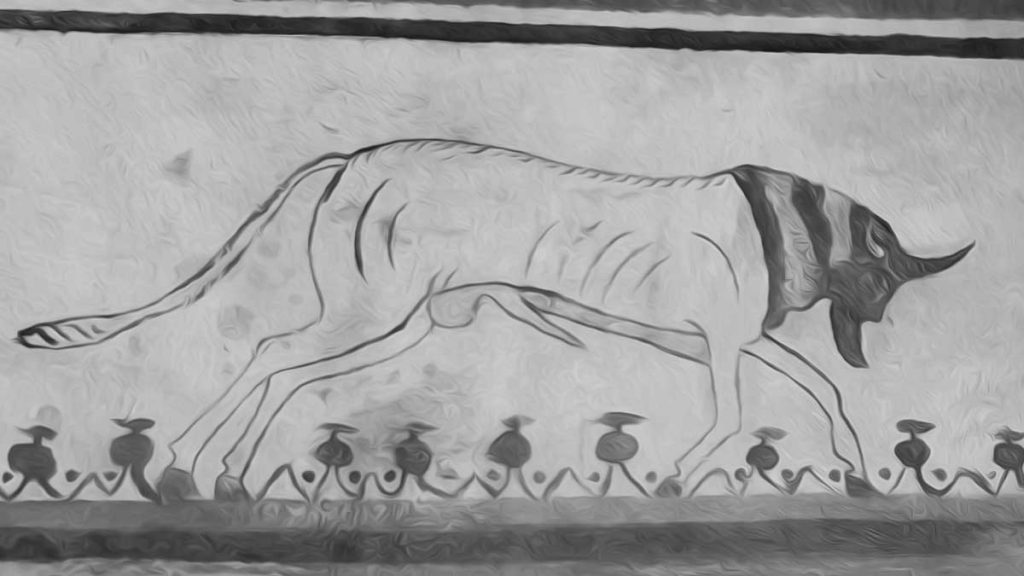 The Tomb of the Bulls, Tarquinia, Italy